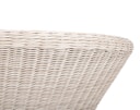 Vorschaubild Garden Pleasure Gartenmöbel Set FREMONT / ARVADA, Tisch Ø 110 + 4 Sessel, Akazie / Polyrattan Pfeffergrau / Kissen 100 % Polyester Taupe