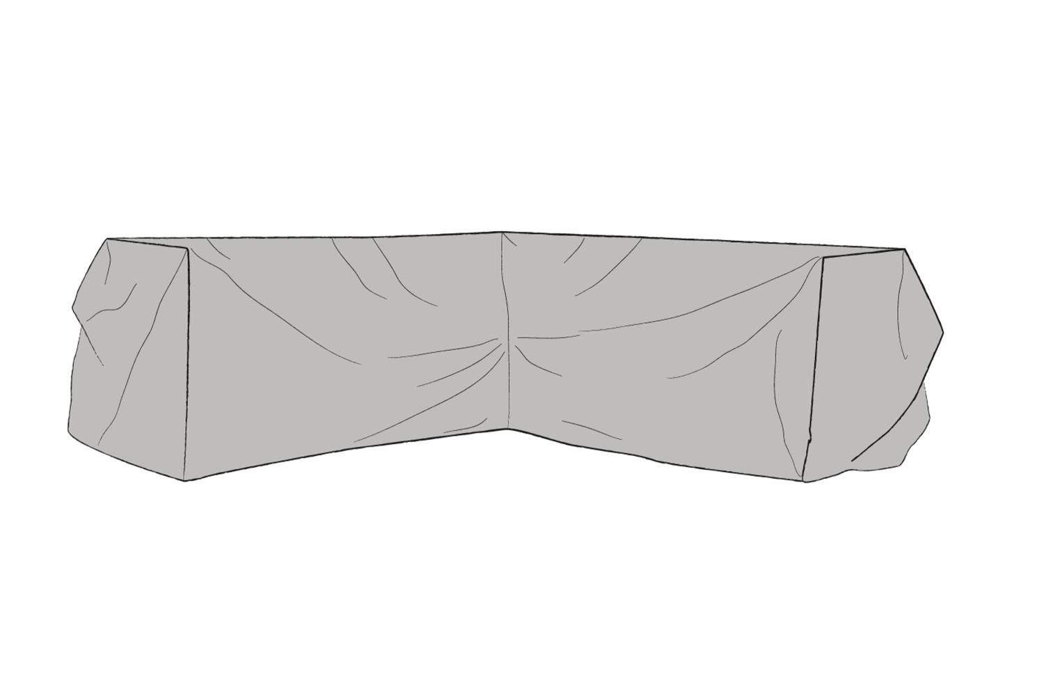 Brafab Schutzhülle für Loungesofa, 254 / 330 x 90 x 66 cm, Polyester / PVC - Abverkauf