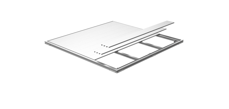 Stellfuß-Fundament SmartBase für Biohort Gerätehaus Europa