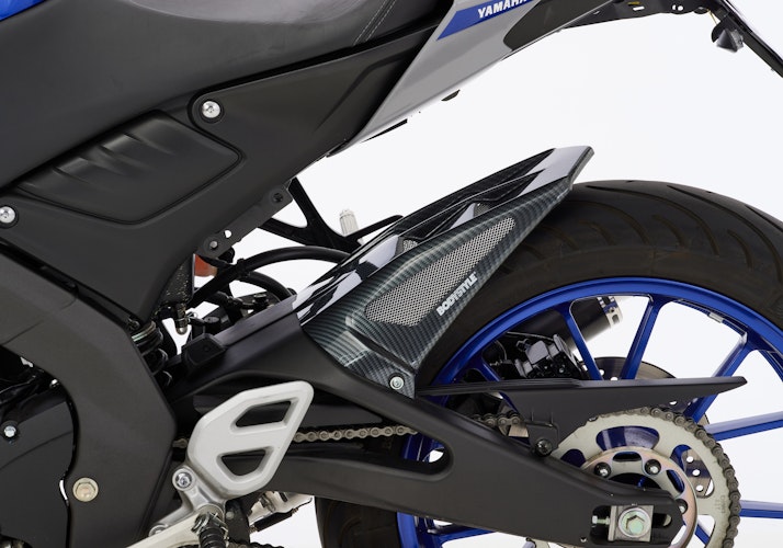 BODYSTYLE Raceline Hinterradabdeckung ABS Kunststoff Carbon Look für YAMAHA YZF-R125 
