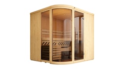 Weka Element-Designsauna Sara 1 Sparset inkl. Ofen-7,5 kW Saunaofen OS inkl. Steuerung - "Alles dabei"