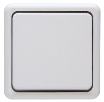 Kopp Kreuzschalter Aufputz arktis-weiß