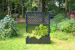 KHW Pflanzkasten groß mit Zentralspalier (2-tlg.) 100 cm