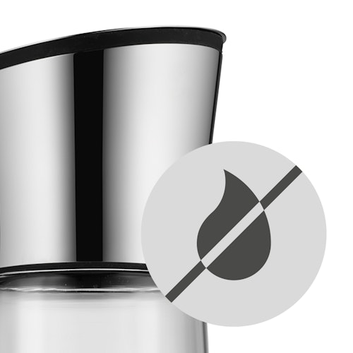 WMF Wasserkaraffe mit Griff 1,5 l schwarz Basic