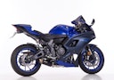 Vorschaubild SHARK KOMPLETTANLAGE Aluminium eloxiert schwarz SRC 4 für YAMAHA YZF-R7 EURO5  