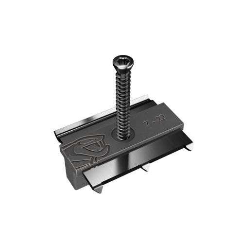 COBRA FASTENER Cobra HYBRID Clip7-22 - 90 Clips inkl. Schrauben & Bit für Bambus