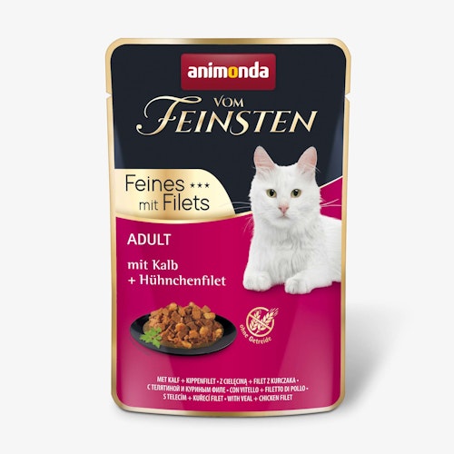 animonda Vom Feinsten Adult Feines mit Filets 85g Katzennassfutter