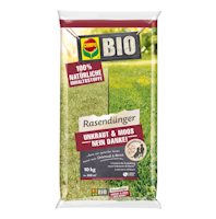 COMPO BIO Rasendünger Unkraut & Moos Nein Danke! 10 kg für 200 m²