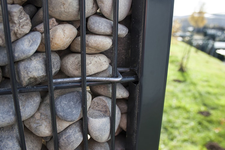 Kraus Gabionen Pfostenset - Seitenelemente - zum Einbetonieren 100mm - Anthrazit - 1540 mm