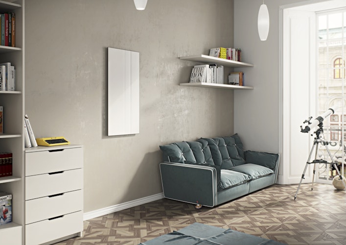 Ximax Infrarotheizung Glaspaneel 400 Watt Weiß