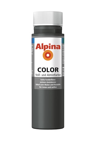 Alpina Color Abtönfarbe "Dark Grey"