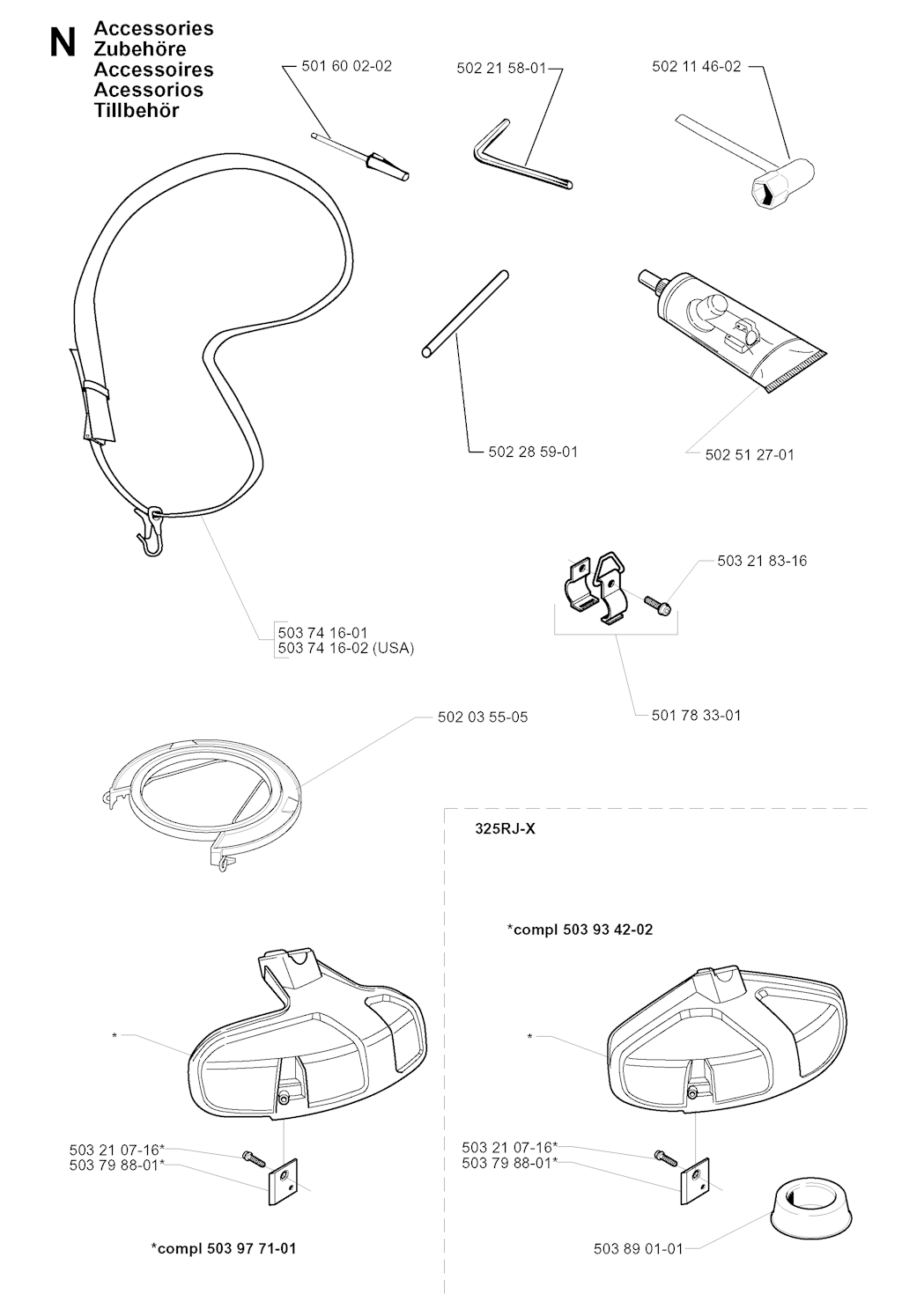 Explosionszeichnung Ersatzteile
