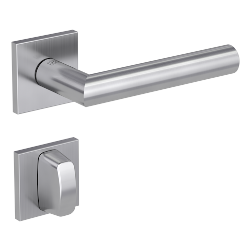 Griffwerk VAYA 128 LUCIA fast2fix Fast2Fix GK3 Rosetten eckig WC Edelstahl matt