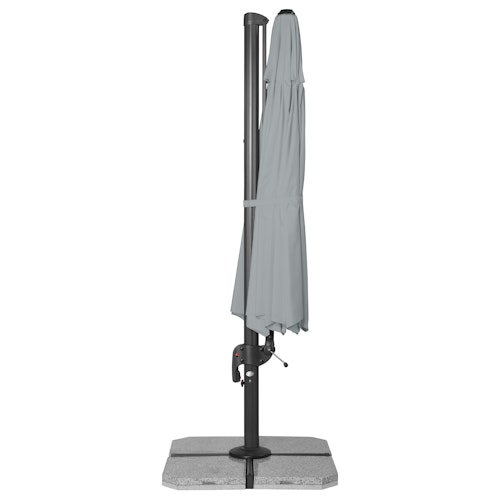 Derby Pendelschirm RAVENNA 400, Aluminium Anthrazit / 100 % Polyester 200 g/m²