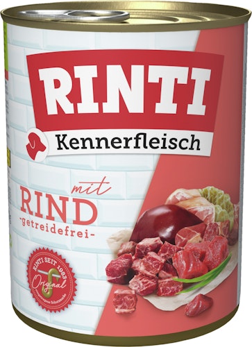 RINTI Kennerfleisch 800g Dose Hundenassfutter