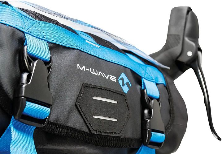 M-Wave Lenkertasche BP Front schwarz, blau