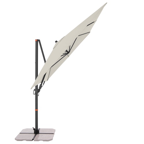 doppler Pendelschirm myZONE 240 x 320, Aluminium Anthrazit / 100 % Polyester 180 g/m²