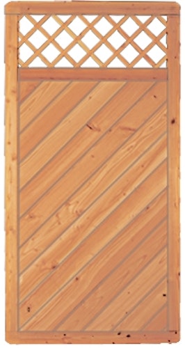 T&J CLASSICO Sichtschutzzaun Rankgitter Douglasie 900 x 1800 mm