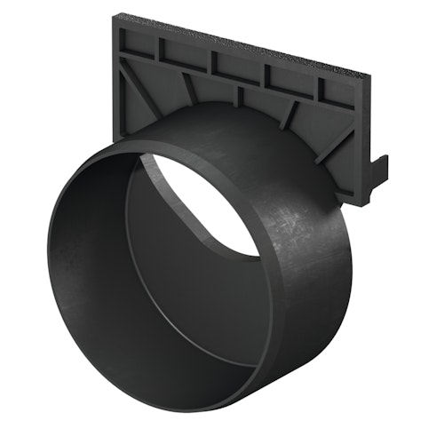 ACO Self® Stirnwand mit Stutzen