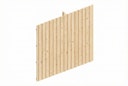 Vorschaubild Skan Holz Carport Rückwand - Deckelschalung