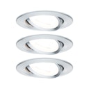 Vorschaubild Paulmann Einbauleuchte Nova 3er LED 3x6,5W Alu rund