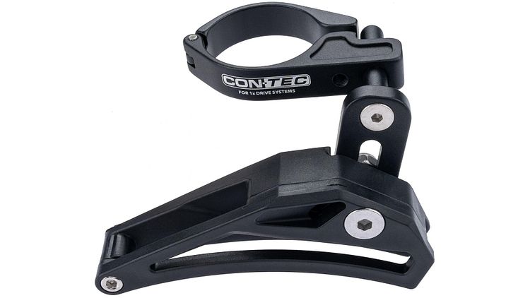 CONTEC Kettenführung Guide.O Tube schwarz mit langem Käfig, Gewicht: 77 g