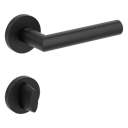 Vorschaubild Griffwerk LUCIA PROFESSIONAL Schraubtechnik -Graphitschwarz Rosettengarnitur -Schraubt. -WC r/w -TS 40-45mm