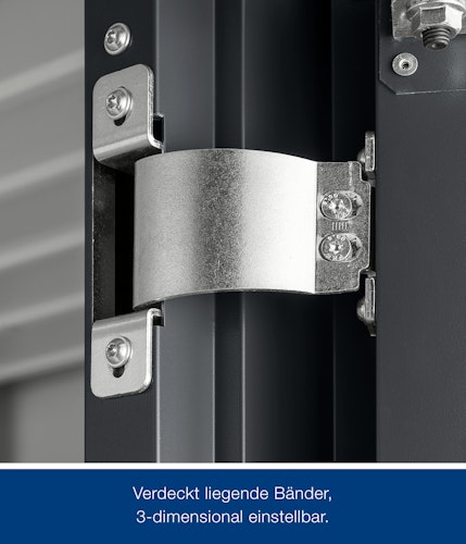 Hörmann Metall-Gerätehaus Juno JFD mit Flachdach