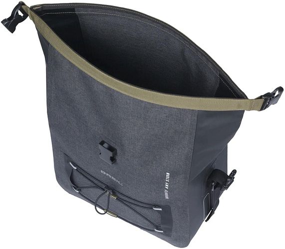 Basil Navigator Storm Gepäckträgertasche schwarz