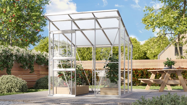 Vitavia Gewächshaus Fokus 4450 inkl. Stahlfundamentrahmen - 3,7 m²