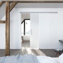 Vorschaubild Griffwerk Glasschiebetür SNOWWHITE 501 Milchglas / Satiniert / Weißglas