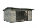Vorschaubild Palmako Gartenhaus Ines 13,7 m² Slide Plus mit Isolierglas-Schiebetür - 44 mm