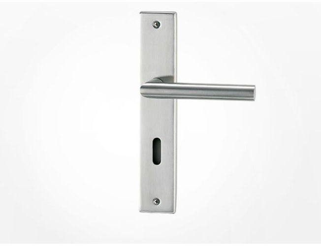 Griffwerk Türgriff LUCIO Langschild- Edelstahl matt