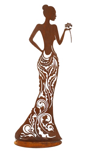 Badeko Frau „Diana“ in Edelrostoptik