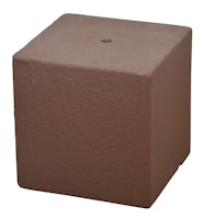 Heissner Gartenbrunnen-Sockel "Cube", Terracotta (016611-17)