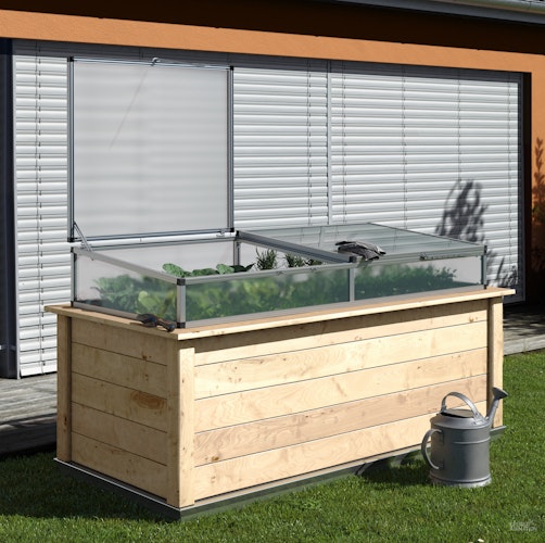 KGT Hochbeet Woody 210 aus Lärchenholz - 1400 l