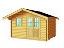 Vorschaubild Skan Holz 28 mm Gartenhaus Malaga