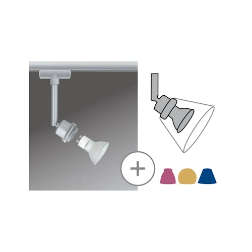 Paulmann URail DecoSystems Basic Einzelspot LED 230V in Chrom matt