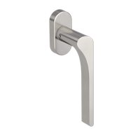 Griffwerk Fenstergriff VAYA 261 Leaf Light Samtgrau R 7x42mm