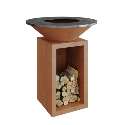 OFYR Plancha Grill Classic Storage Corten 85