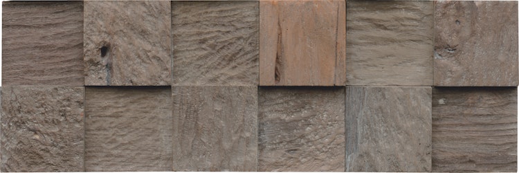 INDO rustikale Holzwandverkleidung Teak Classic CUBe ETC 92 SB Java