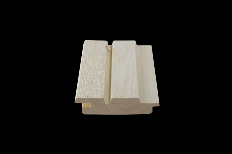 mocoPinus Fassade PINUFLEX mit Nut symetrisch 27 x 119 mm Nordische Fichte VE 4 Stk.