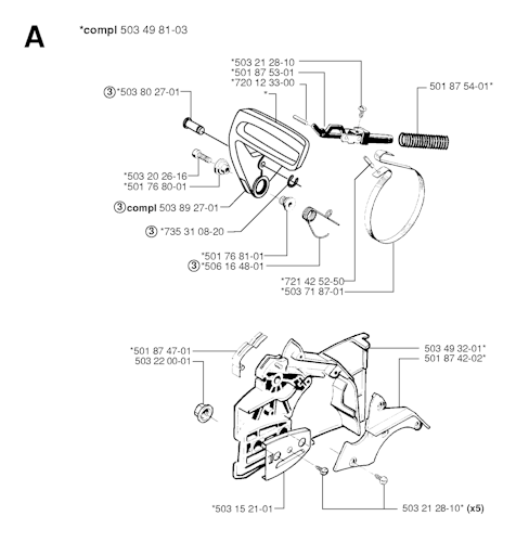 Husqvarna Kettensägen 51, 20001900001-Current