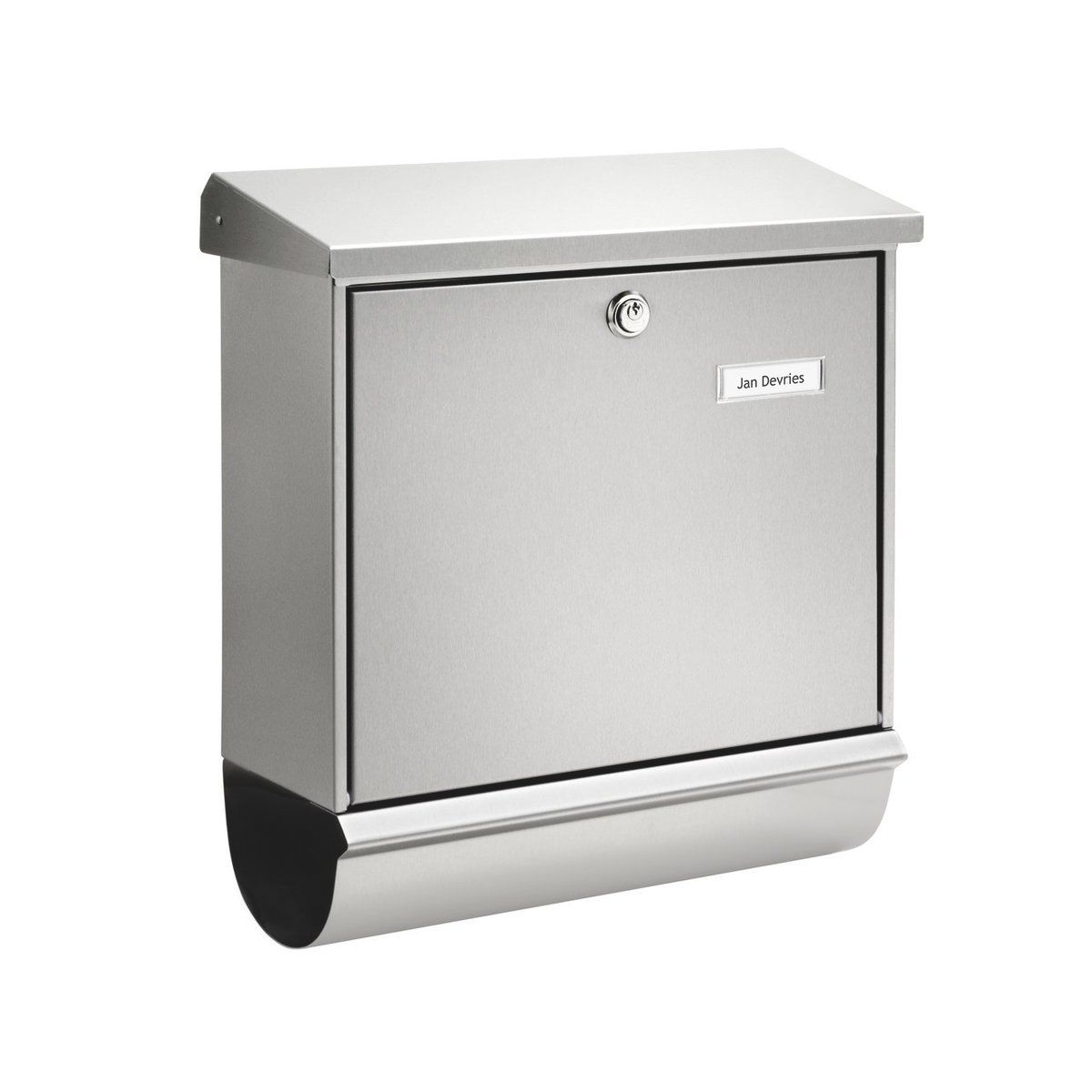 Burg Wächter Briefkasten Comfort-Set Edelst. 39130 Ni