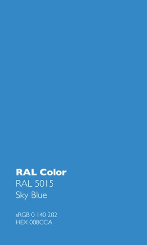 NIEDERDRUCK 3 Wege Wasserhahn Küchenarmatur, Edelstahl Massiv mit 360° schwenkbarem Auslauf, abnehmbare 2 strahl Handbrause, Hochglanz / Blau