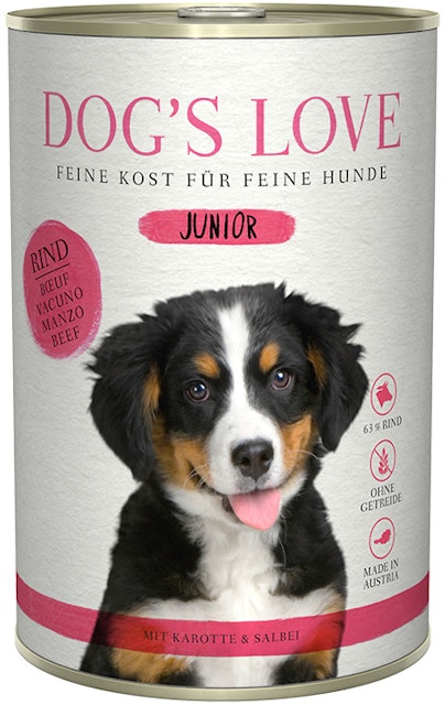 Dog's Love Junior 400g Dose HundenassfutterVorschaubild