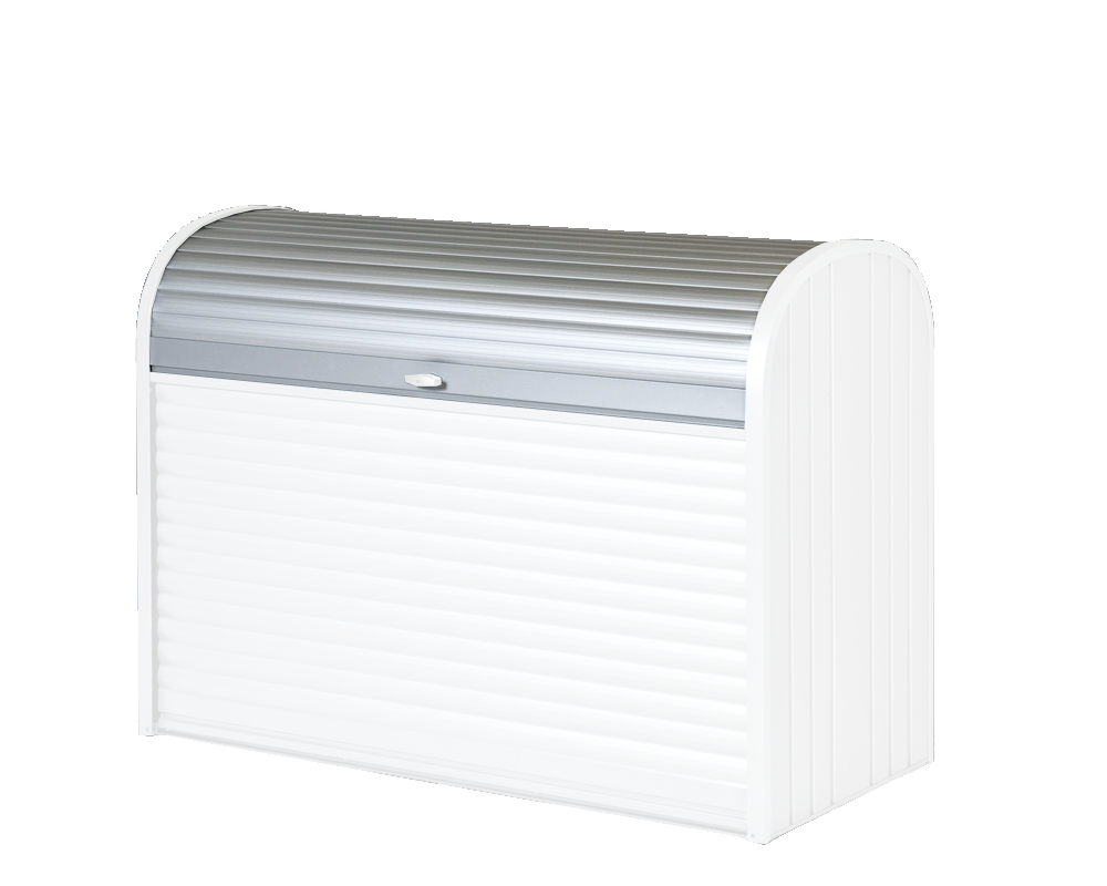 Biohort Deckel vormontiert für Geräteschrank Rolladenbox Storemax Gr. 160 silber-metallic XS306320
