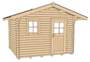 Vorschaubild Weka 45 mm Gartenhaus 131 mit Vordach (60 cm)