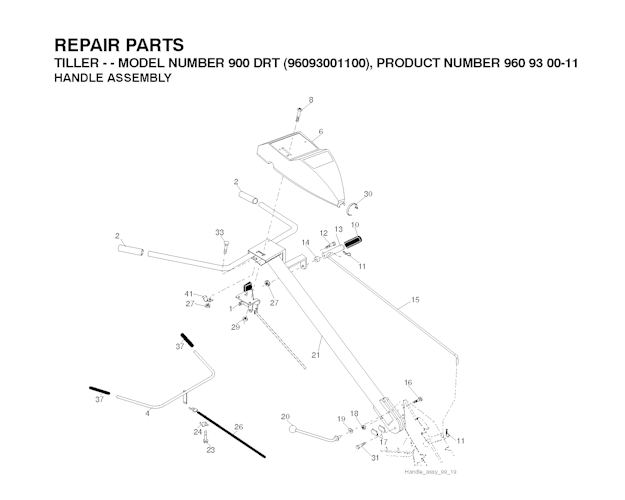 Husqvarna Motorhacken 96093001101 DRT900