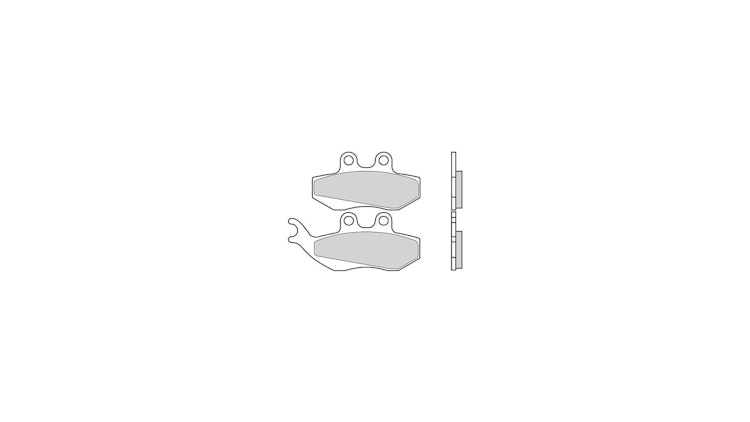 Brembo Bremsbelag Typ CC, Carbon/Keramik mit ABE, Bremsbelag "07012" Satz